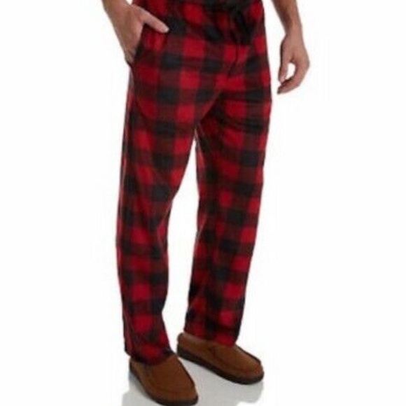 mens red buffalo plaid pants